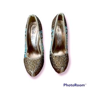 Bedazzle Me Platform Heels